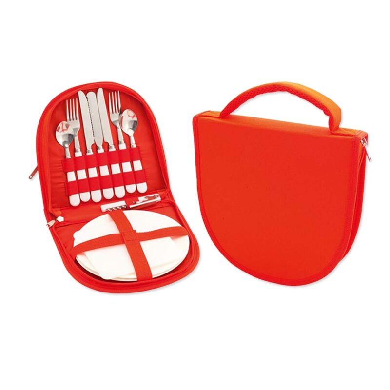 set picnic rojo