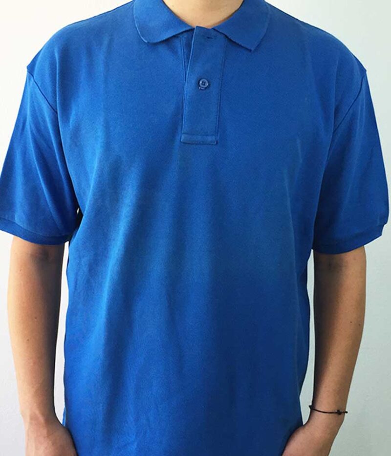 Polera piqué manga corta hombre
