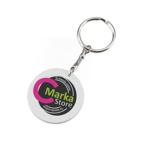 Llavero redondo personalizable